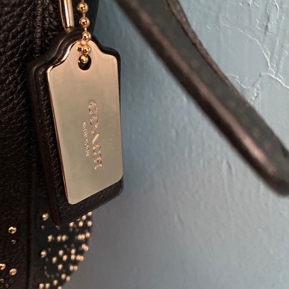 COACH Mini Studs Leather Duffle Shoulder Bag- SOLD - Picture 7 of 10